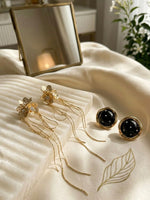 Load image into Gallery viewer, Golden and Black Earrings Combo
