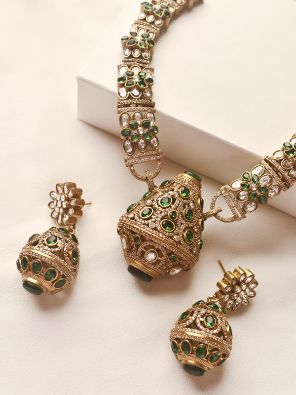 Green Necklace Set 