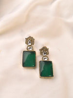 Load image into Gallery viewer,  Green earrings 
