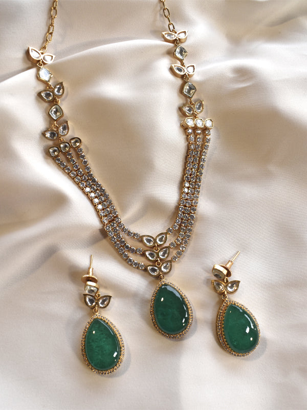 Green Ad Necklace