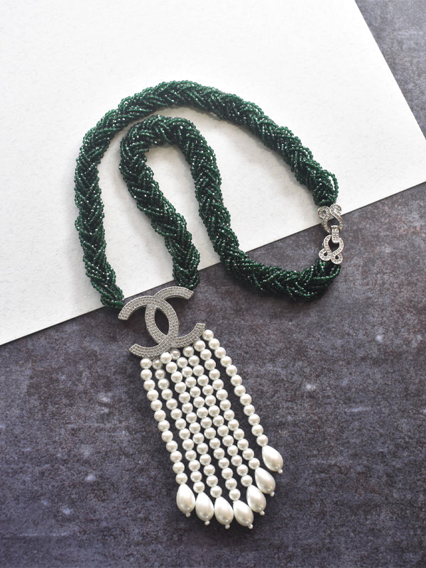 Green Beads Necklace