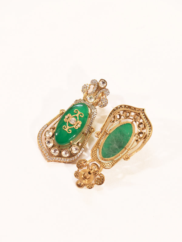 Green Earring