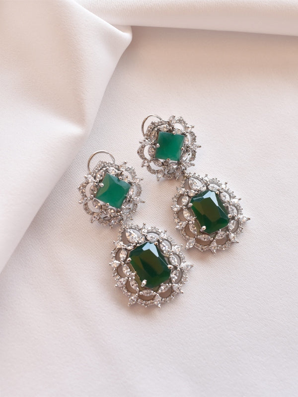 Green Earrings