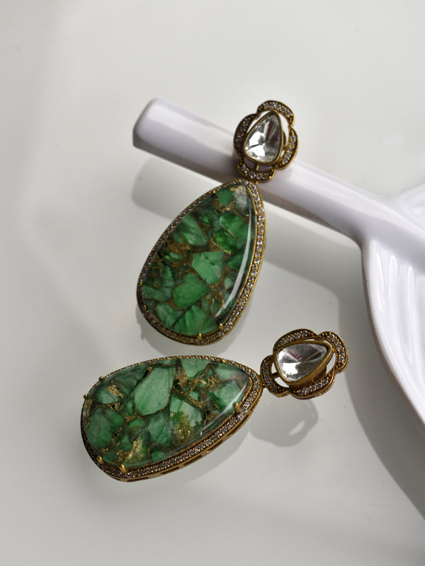 Green Earrings