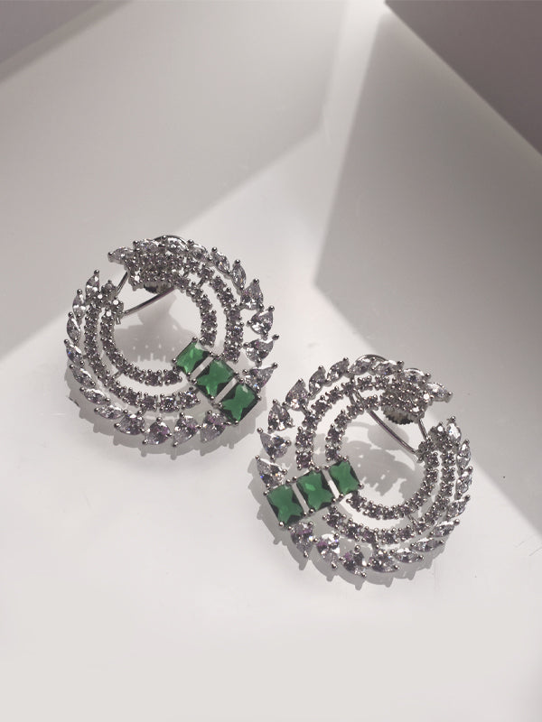 Green Earrings