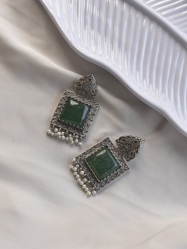 Green Earrings