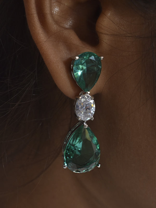 Green Earrings