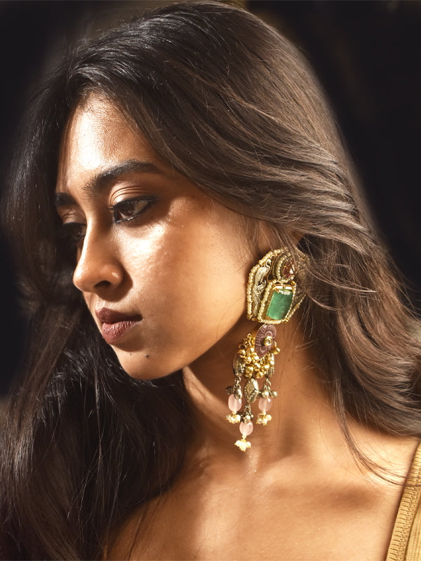Green Earrings