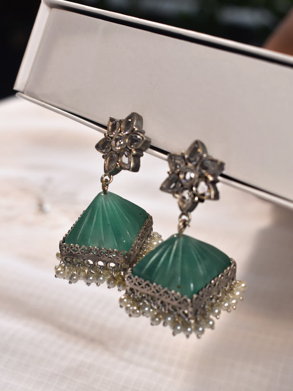 Green Earrings