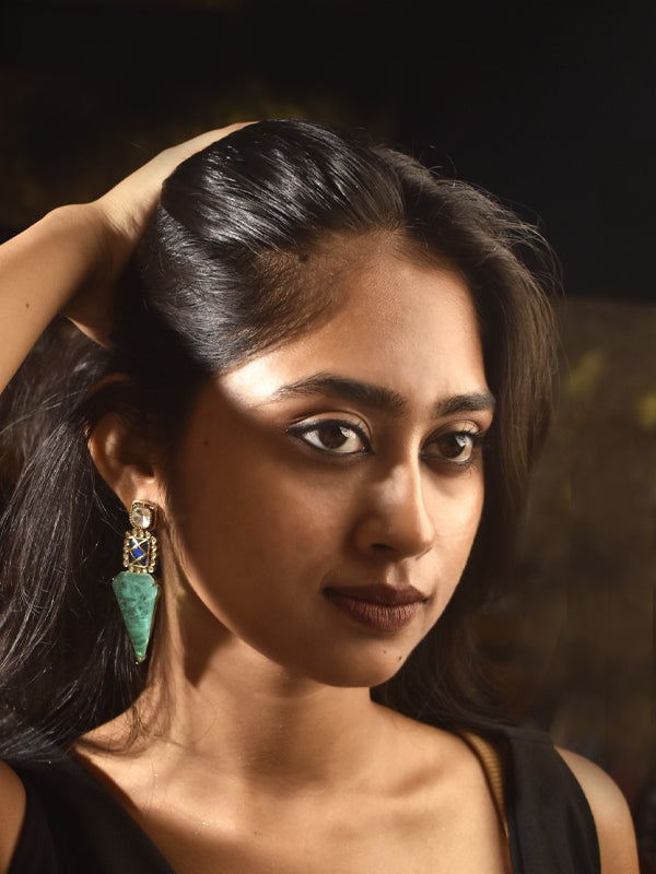 Green Earrings