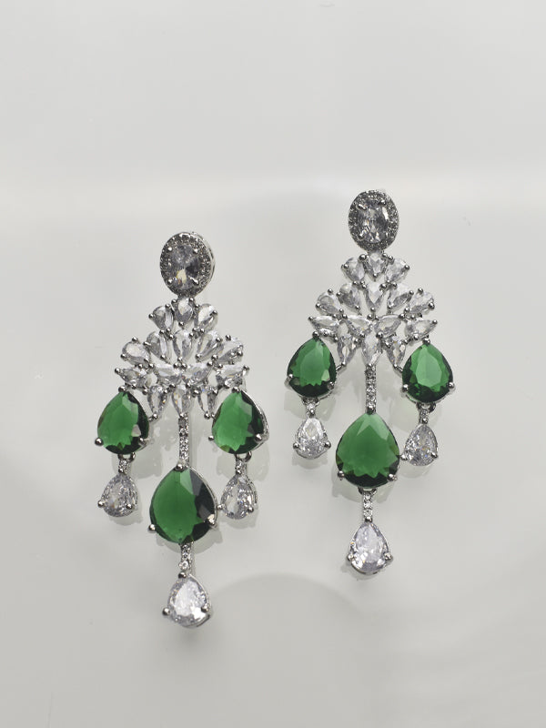 Green Earrings