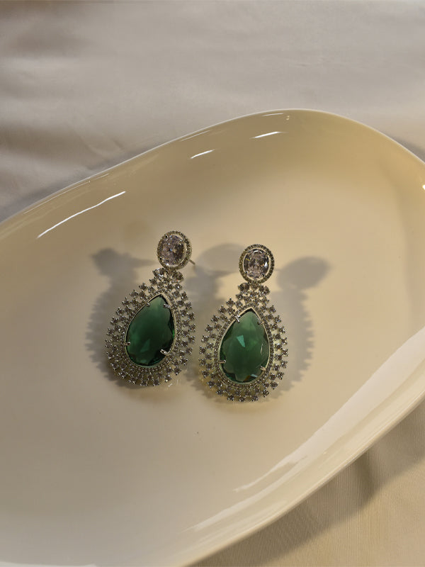 Green Earrings