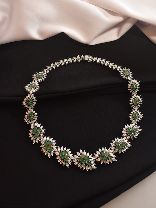 Antique Emerald and Diamond Necklace, France | Antique jewelry, Jewelry  design, Bridal jewelry