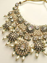 Green Kundan Choker Set