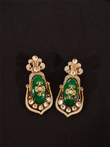 Green Kundan Earring