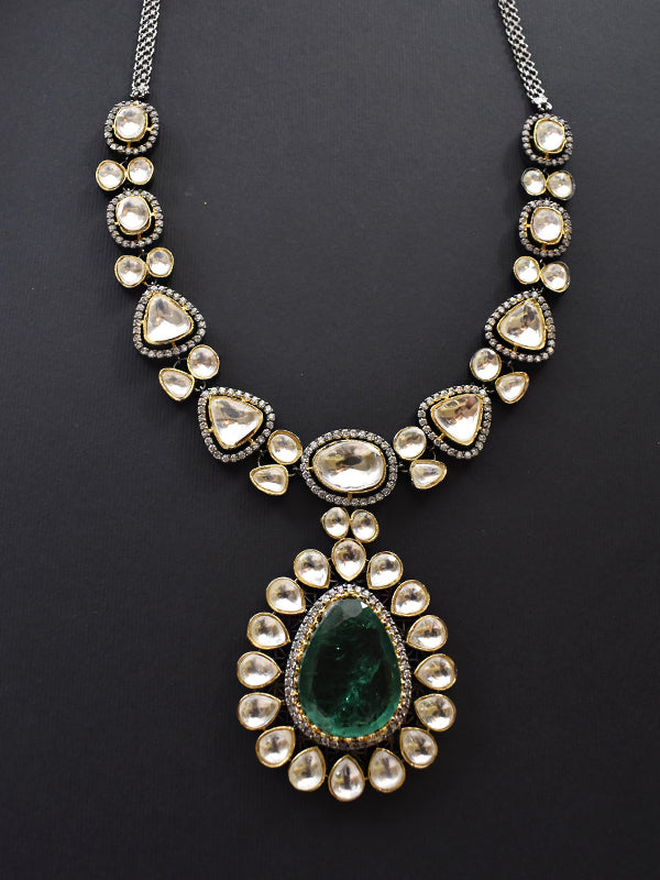 Green Kundan Jewellery