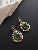 Load image into Gallery viewer, Green Kundan Long Necklace
