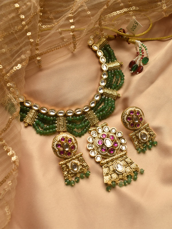 Green Necklace Set | Necklace For Women