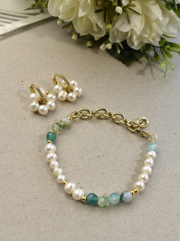 Green Pearl Bracelet | Pearl Bracelet