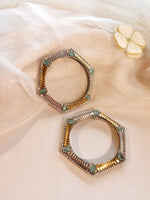 Load image into Gallery viewer, Green Stone Bangles
