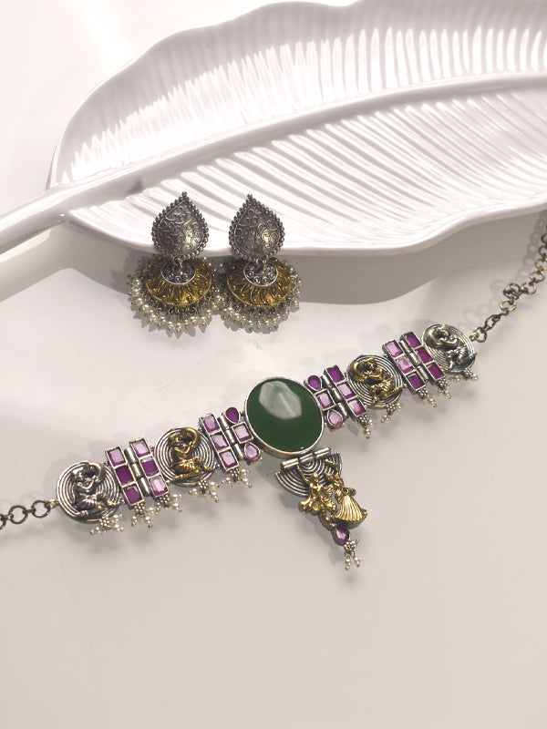 Green Stone Choker
