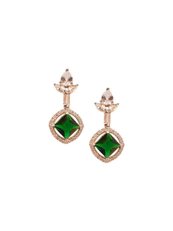 Green Stone Earring