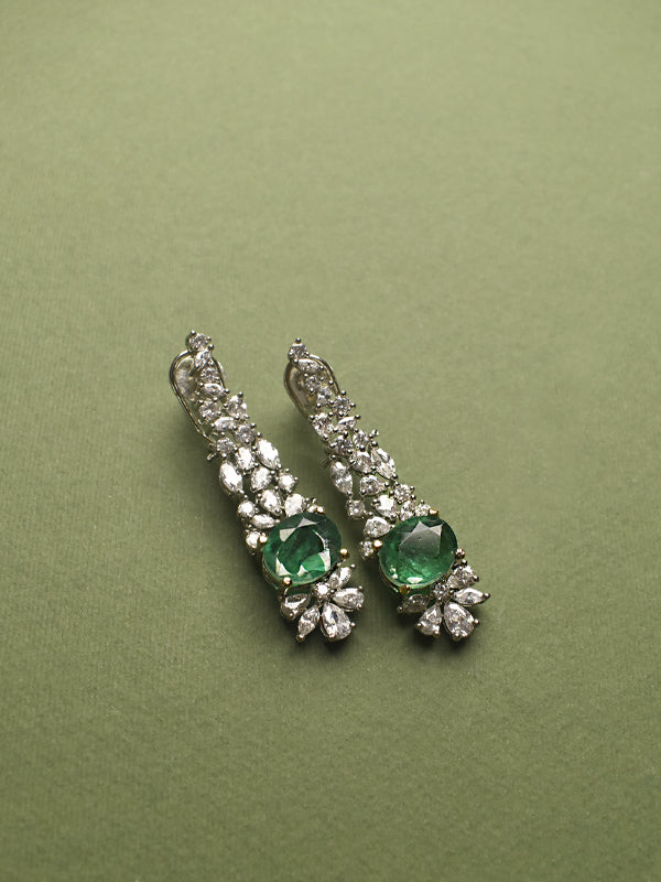Green Stone Earring