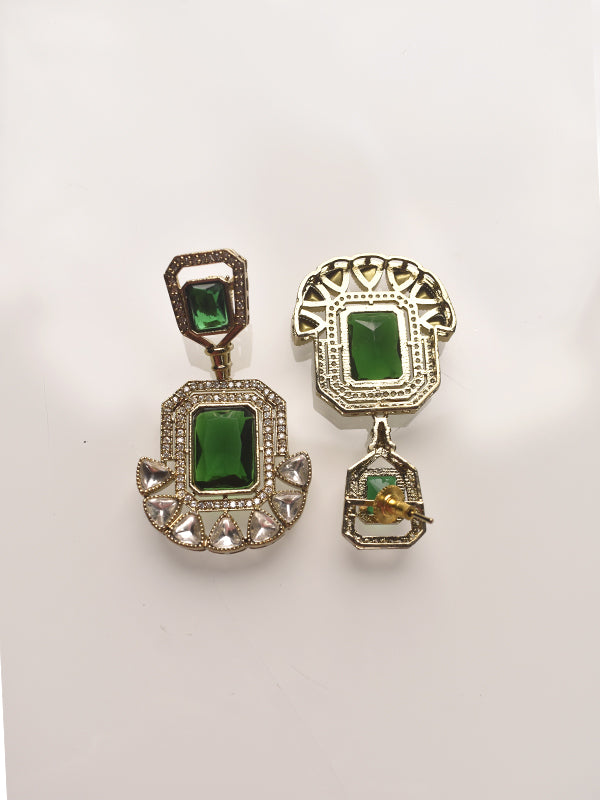 Green Stone Earring