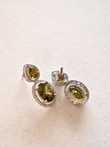 Green Stone Earrings