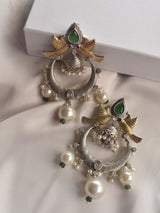 Green Stone Earrings