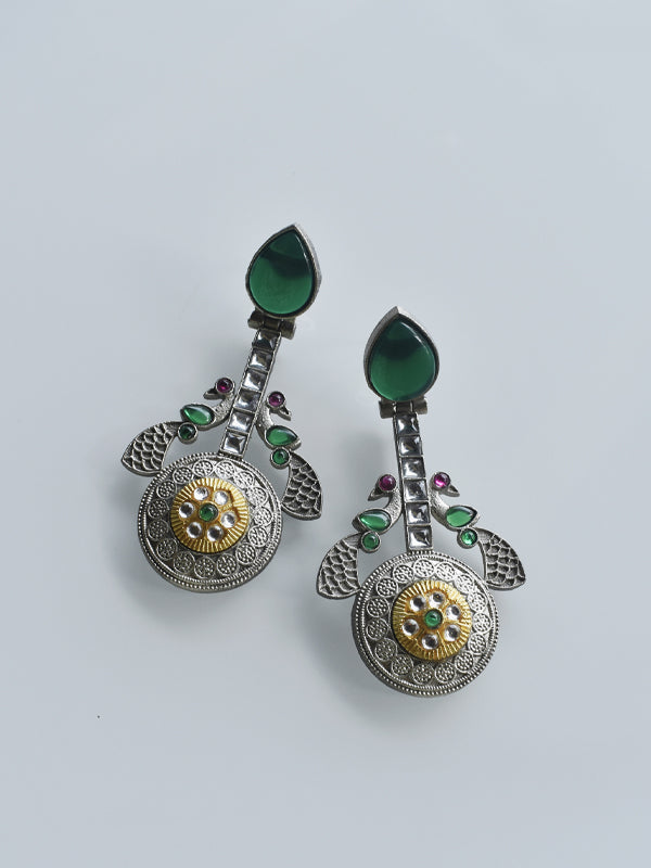 Green Stone Earrings