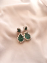 Green Stone Earrings