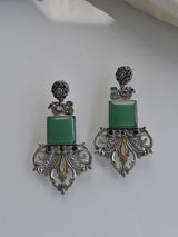 Green Stone Earrings