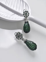 Green Stone Earrings