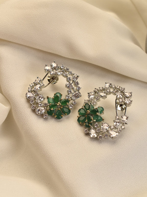 Green Stone Stud