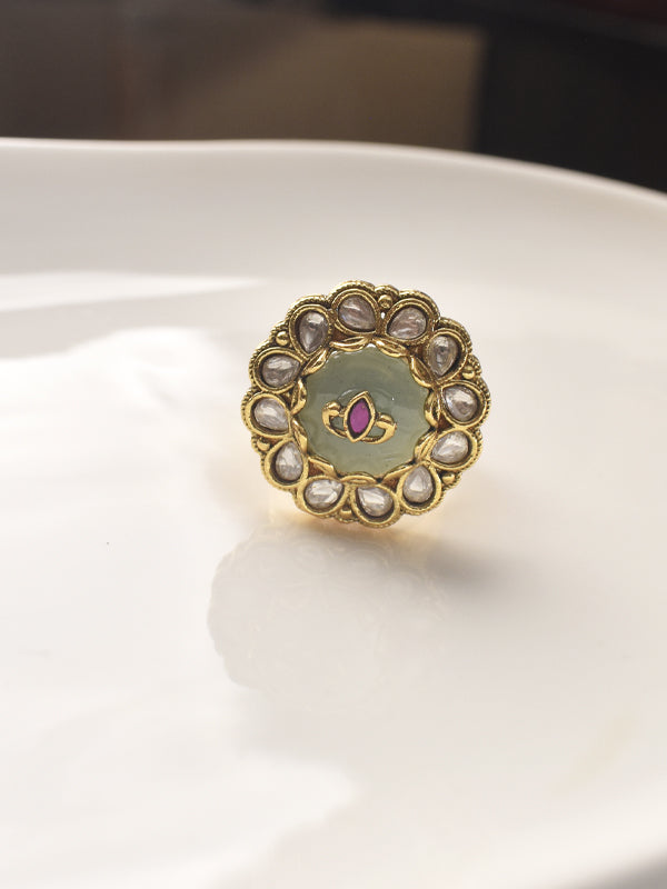 Green Finger Rings For Women