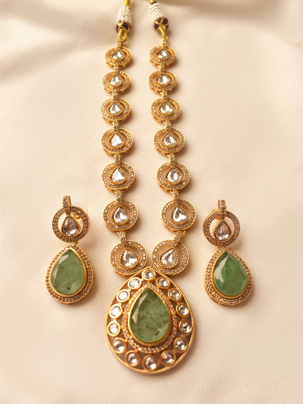 Green Stone Necklace 