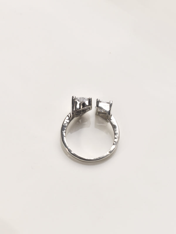 Hart Shaped AD Finger Ring.