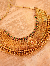 Heavy Golden Necklace Set