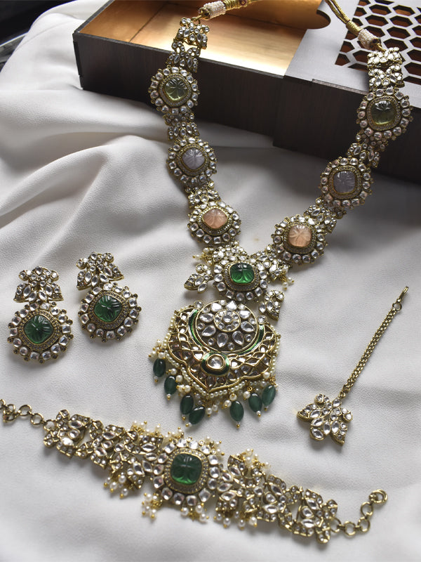 Heavy Kundan Necklace Set