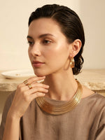 Load image into Gallery viewer, Imperial Golden Wire Choker Set | Choker for Women
