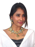 Load image into Gallery viewer, Indo-Western with Colourful fancy Stones
