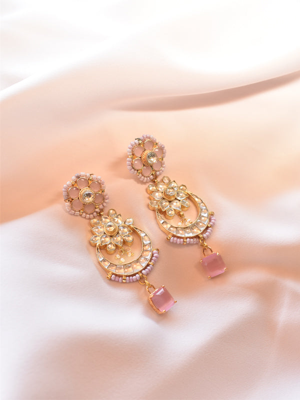 Kundan Chandbali Earrings