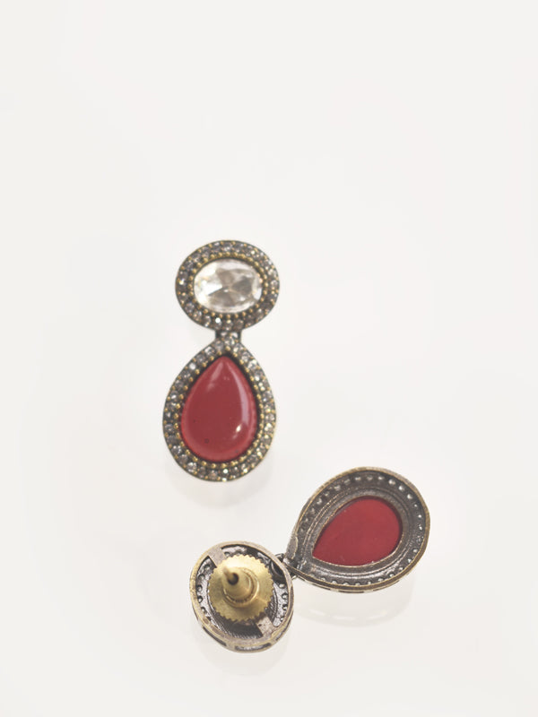 Multi Color Kundan Necklace Set | Stylish Multi Color Stone Jewelry Set