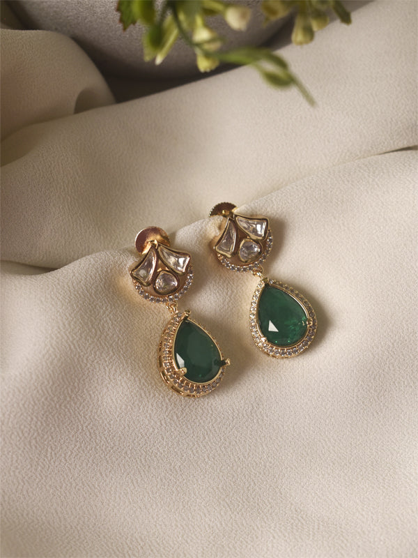 Kundan Earring | Green Earring