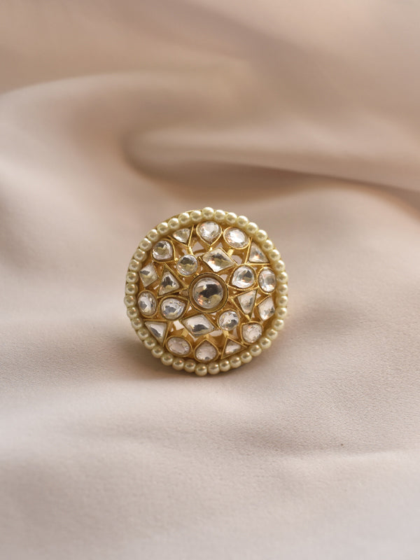 Kundan Finger Ring