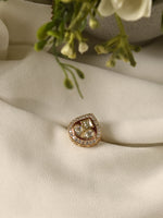 Load image into Gallery viewer, Kundan Finger Ring | Red Colour Finger Ring
