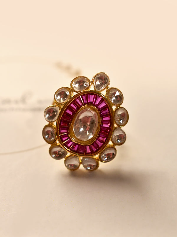 Kundan Finger Ring