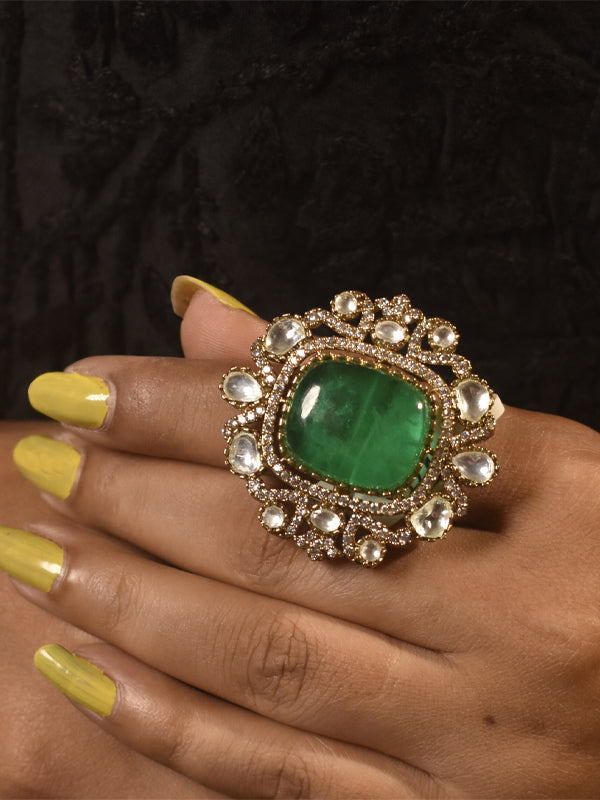 Kundan Finger Ring