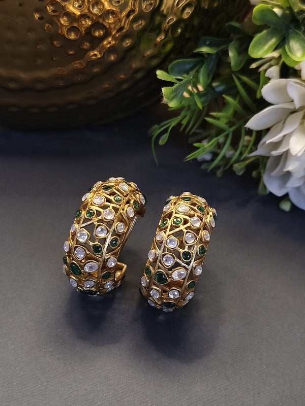 Kundan Hoops